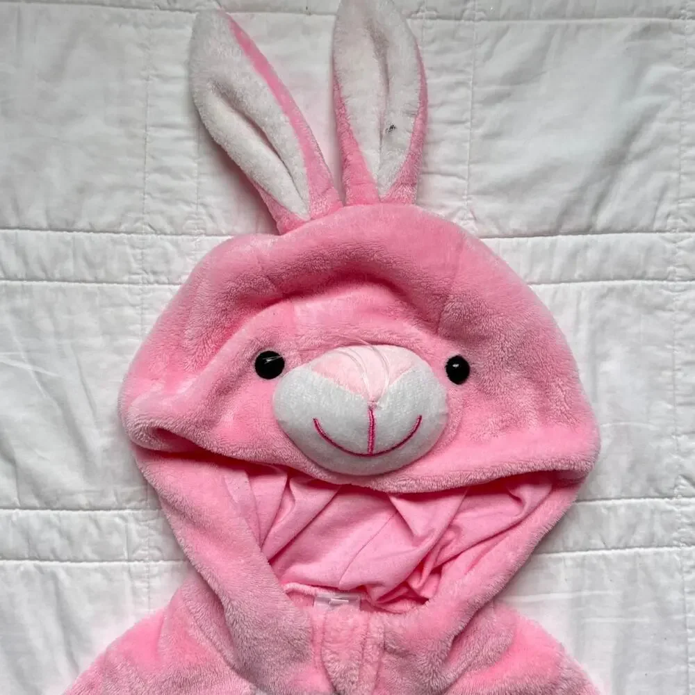 Baby bunny onsie costume size 80‎ cm 12-18 mths pink easter dress up